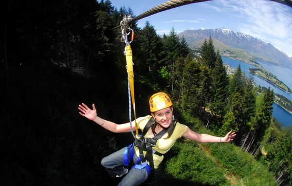 Ziptrek in action